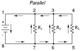 resistances in parallel connection