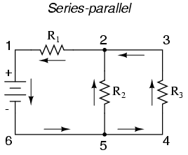 series parallel combination of resistances